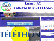 Tablet Screenshot of lac-omnisport.fr